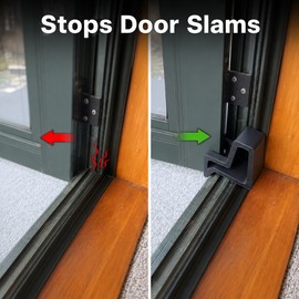 Sliding Door & Window Track Stopper – Tool-Free Security Stop for Indoor Sliding Doors and Windows