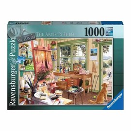 Ravensburger My Haven No.11 The Artist’s Shed 1000 Piece Jigsaw Puzzles for Adults and Kids Age 12 Years Up
