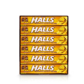 HALLS MIEL/LIMON COUGH DROPS/ 12 PACK- COUGH RELIEVER/ TREATMENT