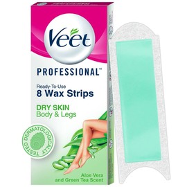 Veet Half Body Waxing Kit for Dry Skin - 8 Strips