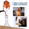 Skyflame Beer Can Chicken Holder for Smokers and Grills, 2