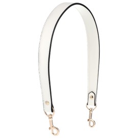 White Leather Shoulder Bag Strap 23 Inch Purse Strap for Handbags, Wide 1 Inch Replacement Purse Straps, Handles Replacement Small Bag Chain for Handbags Shoulder Bags Making