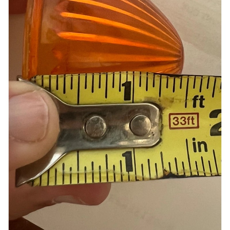 J54 Amber Beehive Marker Light Yankee 47336 PM110 2.5" trailer