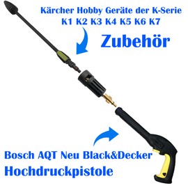 Bayonet Adaptor for Using Kärcher Accessories on Black & Decker Baricus Bosch Devices