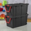 Unbranded Wheeled Extra Large Storage Bin Set of 2 Heavy