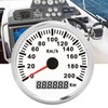 3‑3/8in Speed Gauge GPS 200km/h 12V/24V for Ship Yacht Motorcycle