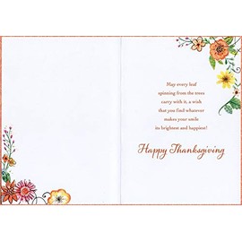 Designer Greetings Gratitude is The Fairest Blossom Thanksgiving Card for Niece