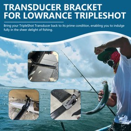 Auxazalux Fish Finders Skimmer Mount Transducer Bracket Repair Transom for Lowrance TripleShot Transducer Skimmer 000-14029-001