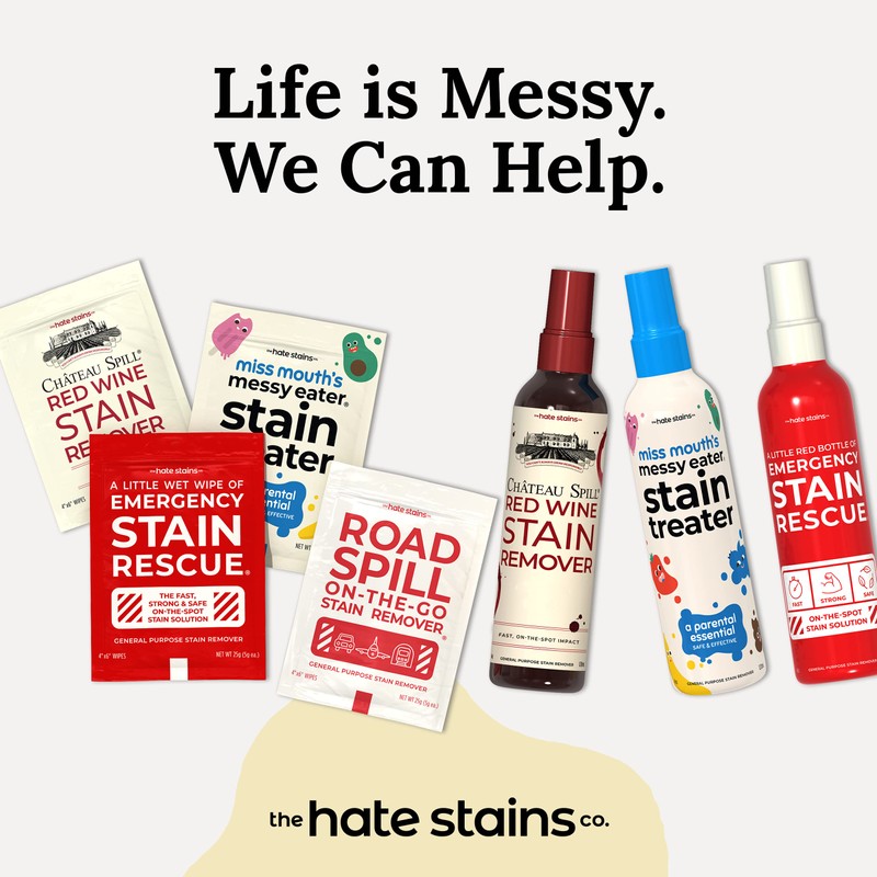 Chateau Spill Red Wine Stain Remover Wipes - 25 Count
