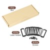 sourcing map Pack of 10 Metal Label Holder File Name