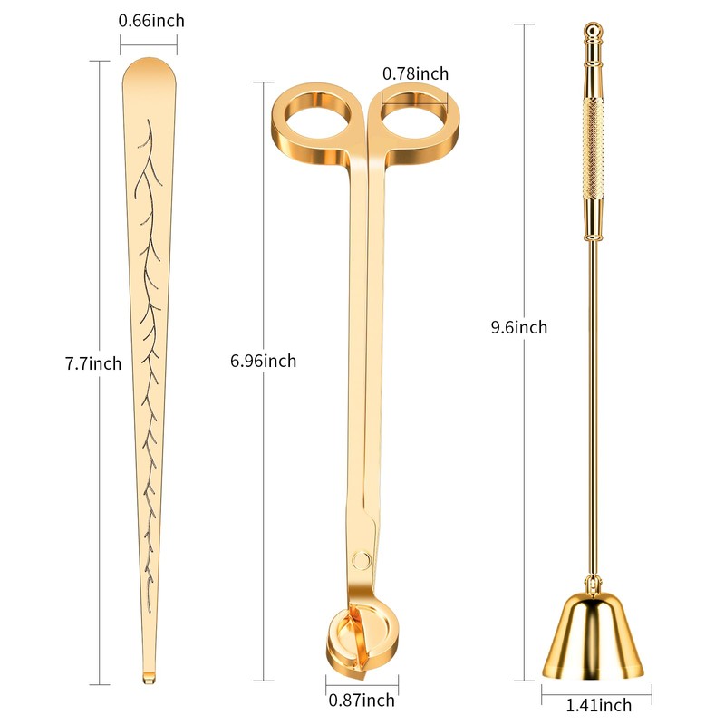 calary Candle Wick Trimmer, Candle Snuffer and Wick Dipper &