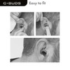 G.Buds Clear Surf Ear Plugs. Sound in Water Out. Perfect
