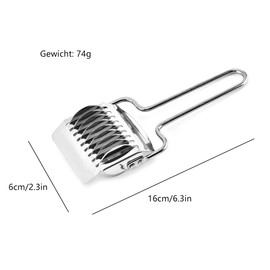 LATRAT Stainless Steel Dough Cutter, Manual Pasta Machine, Pasta Maker for Manual Pasta Machine, Kitchen Tool for Making Pasta Spaghetti