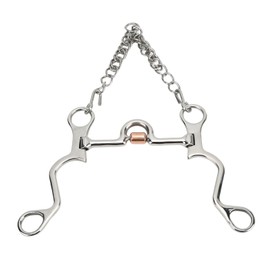 Pelham Bit Strong Fine Workmanship Stainless Steel Horse Bit for Horse Riding Equestrian Performance120MM