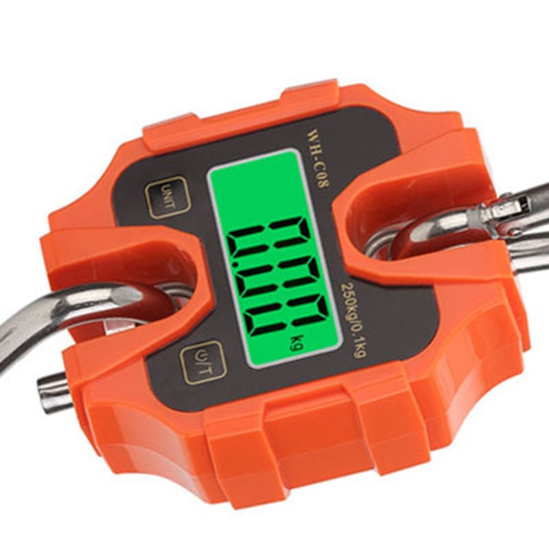Hanging Scale LCD Display Crane Scale Waterproof Weighing Tool for
