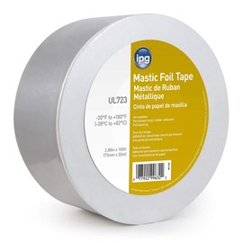 IPG ALF Butyl Mastic Foil Tape, 2.88" × 100 ft, (Single Roll), Silver (MF3100)