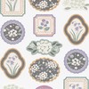 WANOWA 1354144 Retro Modern Japanese Sticker, Large [Hanamari]