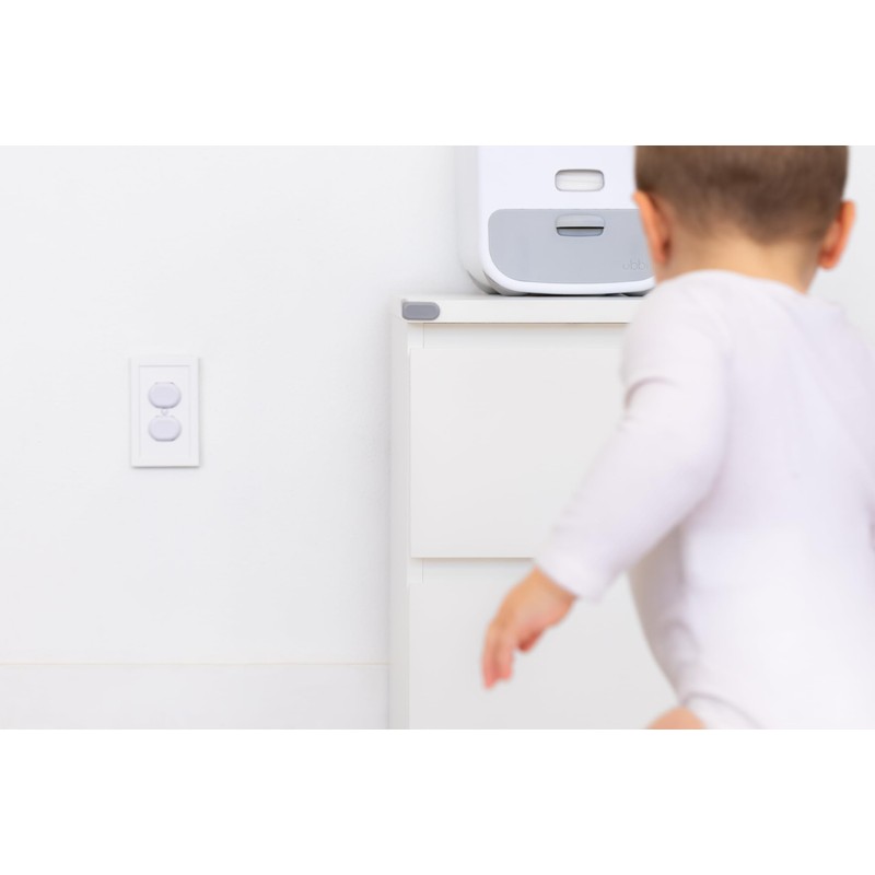 Ubbi Outlet Covers for Child Safety, Plug Protectors, Baby Proofing,
