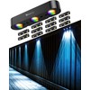 Solar Outdoor Fence Lights Solar Powered 12 Pack, Upgraded 50LM