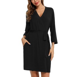 Leikar Short Robes For Women Lightweight Kimono Robes Ladies Short Bathrobes S