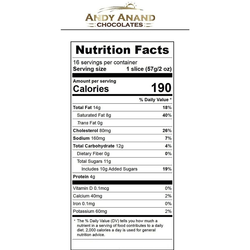 Andy Anand Fresh Baked Gourmet Apple Cheesecake 9" Preservative-F