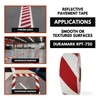 DuraMark RPT-750 Hazard Safety Warning Stripe Tape, Durable Outdoor Heavy