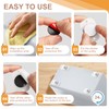 Pikabeast 8PCS Self Adhesive Casters Wheels Appliance Rollers Appliance Sliders