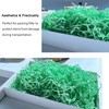 Light Green Crinkle Paper 2 LB Shredded Confetti Filler Grass