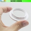 LRMYS LRMYS E27 Lamp Shades Reducer Washer, Plastic Lamp Ring