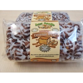 Gourmet Cinnamon Bread | All Natural, Sweet, Delicious, Moist, Unsliced, Freezer Friendly | Sweet Paradise Fine Foods (Cinnamon, 20 Ounce (Pack of 4))