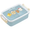 San-X Rilakkuma Square Fluffy Tie Lunch Box KA26501 H105 x