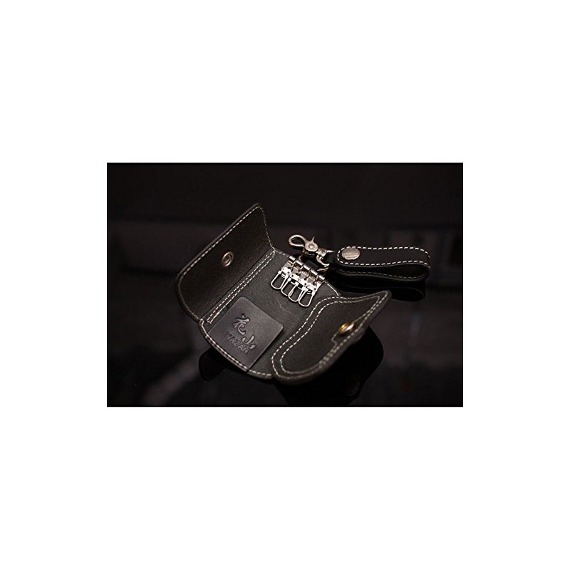 Kazan K-6K-HT Hanaho Gold Bootis Leather Key Case/Japanese Pattern/Genuine Leather