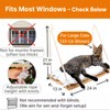 Large Cat Window Perch with Industrial-Grade Suction Cups - Solid