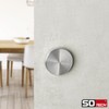 SOTECH Meyra Sliding Door Handles Diameter 50 mm Brushed Stainless