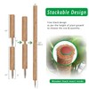 Moss Pole, 4 Pack 17Inch Monstera Plant Support for Climbing