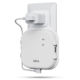 All-New Outlet Mount Compatible with Blink Sync Module XR | Module XR Accessories Wall Holder Mounting Bracket | No Messy Wires, No Tool or Screw Needed | USB-C Cable Included