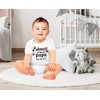 SpecialMe® Baby bodysuit for girls and boys "Zuhause ist da