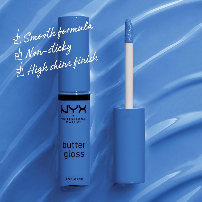 NYX PROFESSIONAL MAKEUP - Butter Gloss, Madeleine, 0.27 onzas