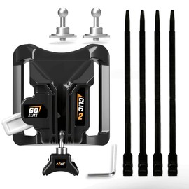 Clic 2 Go Elite Flex - Left - Quick Attach with Auto-Locking - Fits Popular Brands - Drill, Tape Measure, Nailer Holder - Great Gift for DIYers