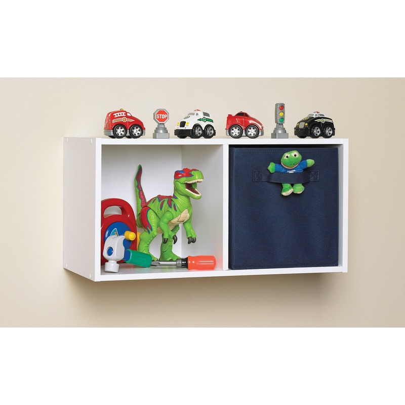 ClosetMaid Cubeicals 2 Cube Storage Shelf Organizer Bookshelf, Stackable or