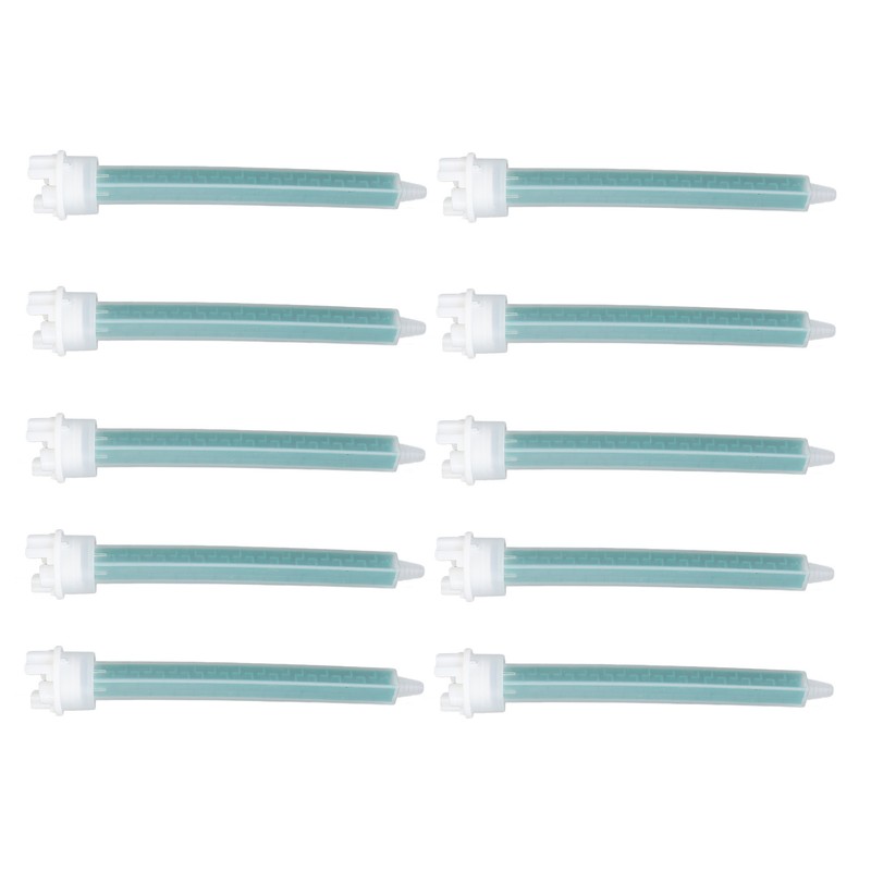10pcs Mixing Nozzles Plastic Prevent Blocking Adhesive Glue Mixing Nozzle