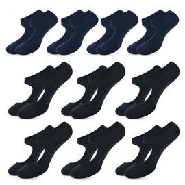 BALENZIA Pilates Grip Socks Women |Pack of 10| Yoga Accesorries Grip Hospital Walk|Ballet Dance Anti Slip Non Skid Sock