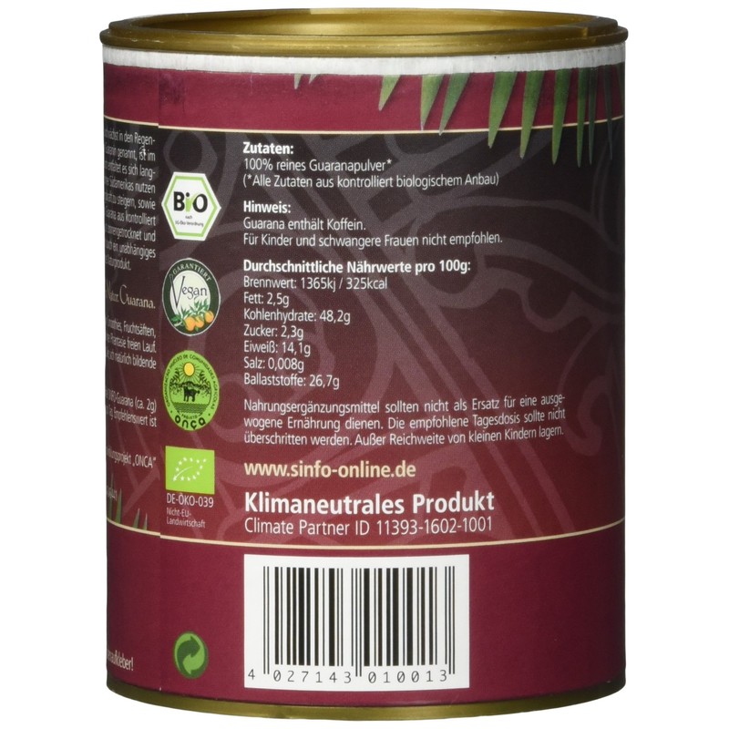 Guarana Powder Organic