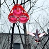 3-in-1 Suction Cup Hummingbird Feeder for Window, Outdoor Hanging