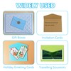 70pcs Mini Envelopes, Small Coloured Envelopes with 100 Stickers, Tiny