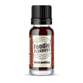 Foodie Flavours Natural Xmas Pudding Flavouring, High Strength - 15ml