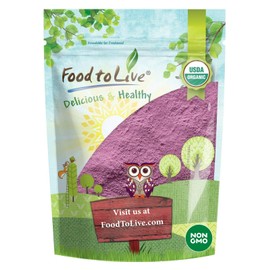 Food to Live Organic Tart Cherry Powder, 4 Pounds – Non-GMO, Raw, Kosher, Vegan Superfood, Bulk, Rich in Antioxidants, Great for Juices, Drinks, and Smoothies, Contains Maltodextrin