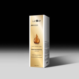 Lumeder Moroccan Argan Oil Hair & Scalp Treatment - Cold-Pressed for Hair Growth, Head Spa Massage, Frizz Control & Heat Protection - All Hair Types (3.4oz)