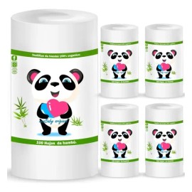 Rollo De Bambú 100 Hojas Ecobabyoriginal Pañal Ecológico                                                                                              