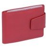 ID card holder LEAS, Genuine Leather, red - ''LEAS Card-Collection''